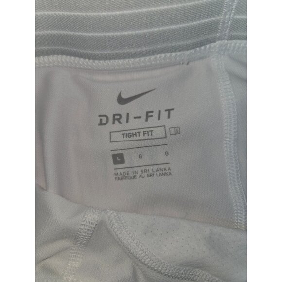 Nike Pro Men's White Dri-FIT Tight Fit Compression Pants Large - Picture 5 of 10